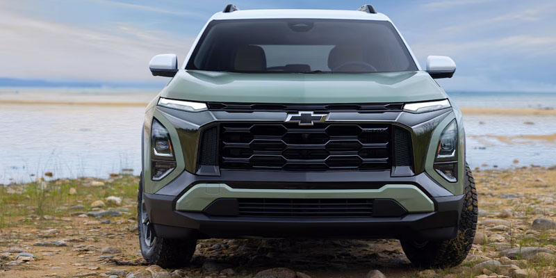 A 2025 Chevrolet Equinox parked lake-side near Bakersfield, CA 