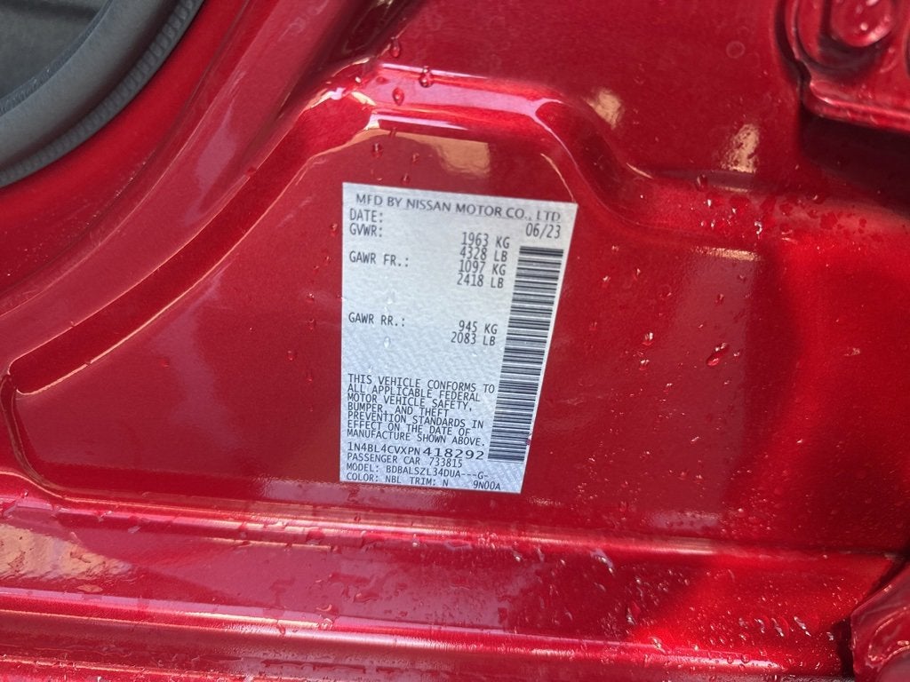 2023 Nissan Altima 2.5 SR