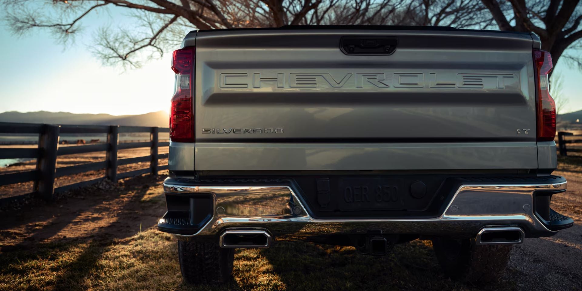 The tailgate of the 2025 Chevrolet Silverado 1500 in Bakersfield, CA
