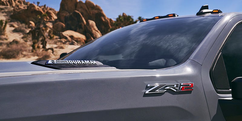 The 2025 Chevrolet Silverado 2500 emblem in Bakersfield, CA