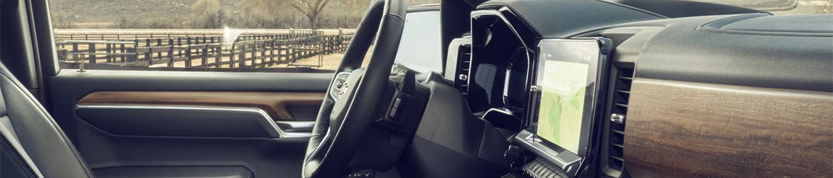 The steering colum of the 2026 Chevrolet Silverado 1500 in Bakersfield, CA