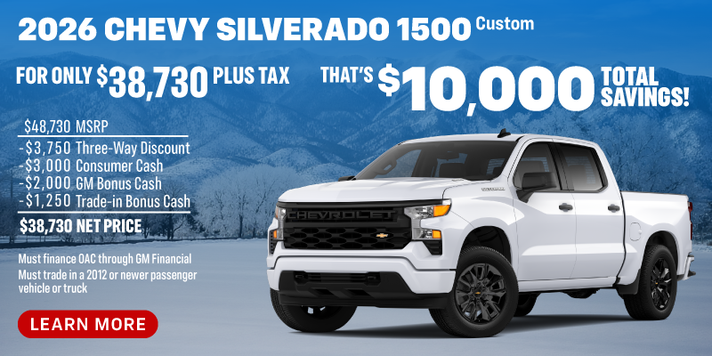 2026 Chevrolet Silverado 1500 Custom