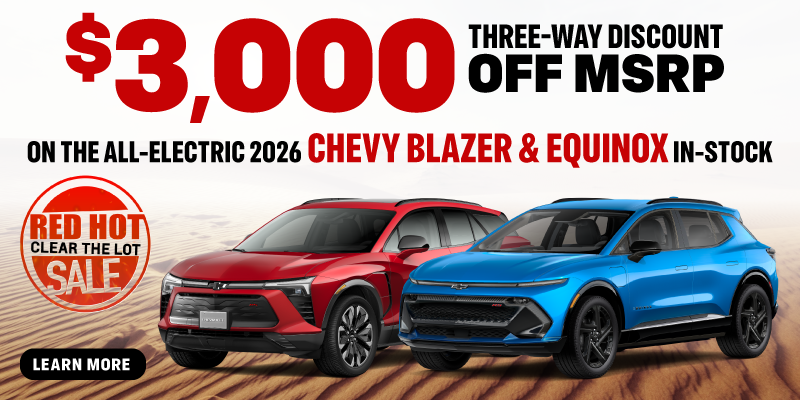 $3,000 Three-Way Discount Off MSRP